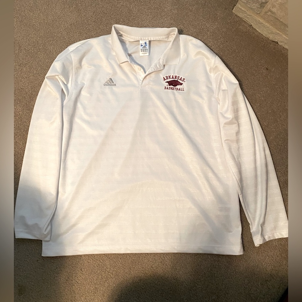Adidas Men’s Arkansas basketball long sleeve shirt